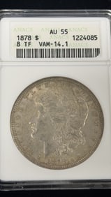 1878-8TF Morgan Silver Dollar Coin