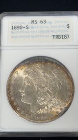 1890-S Morgan Silver Dollar Coin