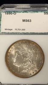1890-O Morgan Silver Dollar Coin