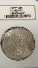 1897 Morgan Silver Dollar Coin