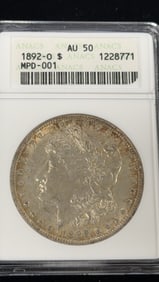1892-O Morgan Silver Dollar Coin