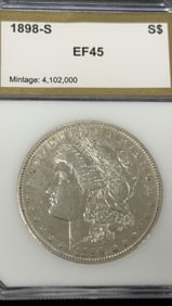 1898-S Morgan Silver Dollar Coin