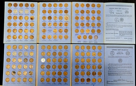 2 Lincoln Pennies Book 1 Coin Books