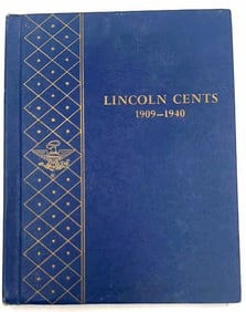 1909-1940 Lincoln One Cent Coin Book