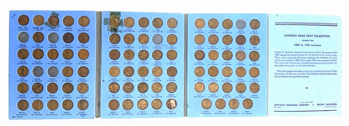 Lincoln Head Cent Coin Book