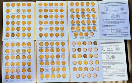 2 Lincoln 1 Cent Books 1941- Coins