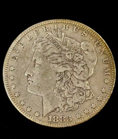 1883 Morgan Silver Dollar Coin