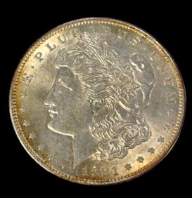 1921 Morgan Silver Dollar Coin