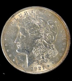 1921 Morgan Silver Dollar Coin
