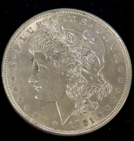 1921 Morgan Silver Dollar Coin
