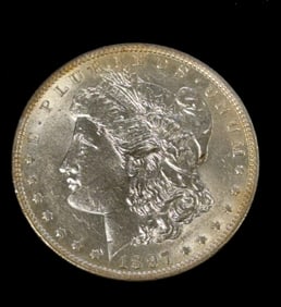 1897 Morgan Silver Dollar Coin