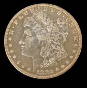 1882 Morgan Silver Dollar Coin