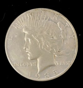1935 Peace Dollar Coin