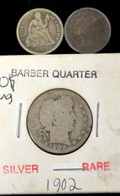 3 - 90% Silver US Coins