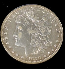 1879 Morgan Silver Dollar Coin