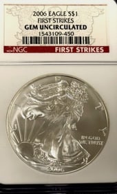 2006 American Silver Eagle Dollar Coin