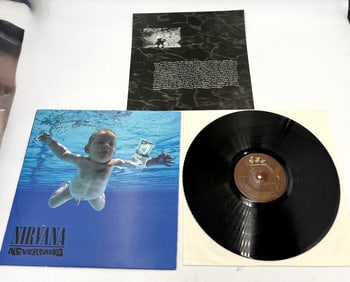 Nirvana Nevermind Black Vinyl LP Record Set DGC