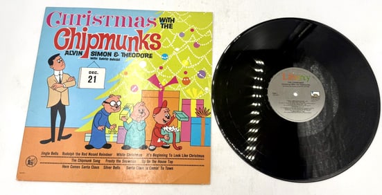 Christmas with The Chipmunks Vinyl LP Liberty