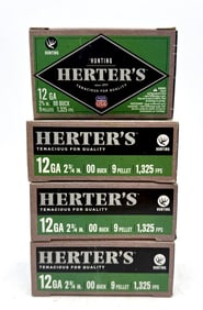 Four Herter's 12 GA 00 Buck Shotsh