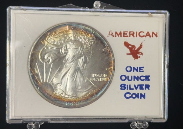 1988 American Silver Eagle Dollar Coin (1 of 2)