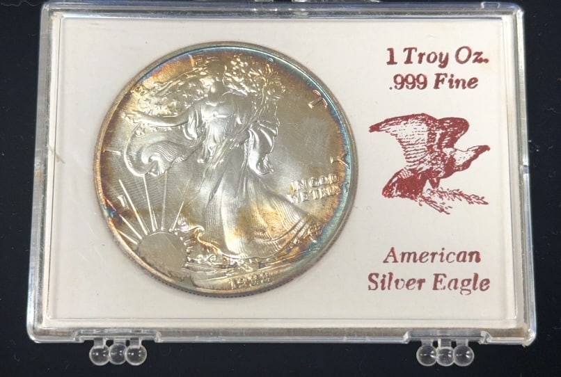 1988 American Silver Eagle Dollar Coin (1 of 2)