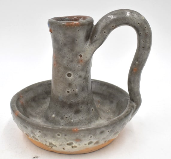 Burlon B. Craig Stoneware Pottery Chamberstick (1 of 4)