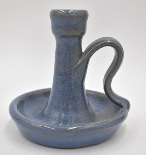 Cleater and Billie Meaders Pottery Candlestick (1 of 3)