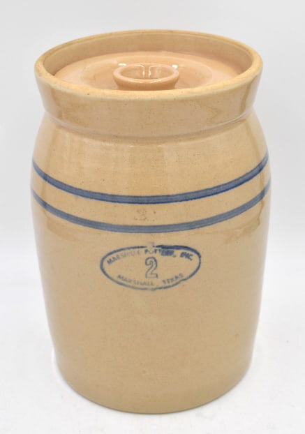 Marshall Pottery 2 Gallon Stoneware Crock (1 of 6)