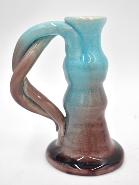 Pisgah Forest Pottery Candlestick Holder (1 of 3)