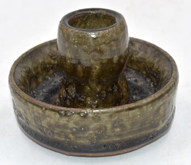 Lanier Meaders Pottery Candlestick - 3