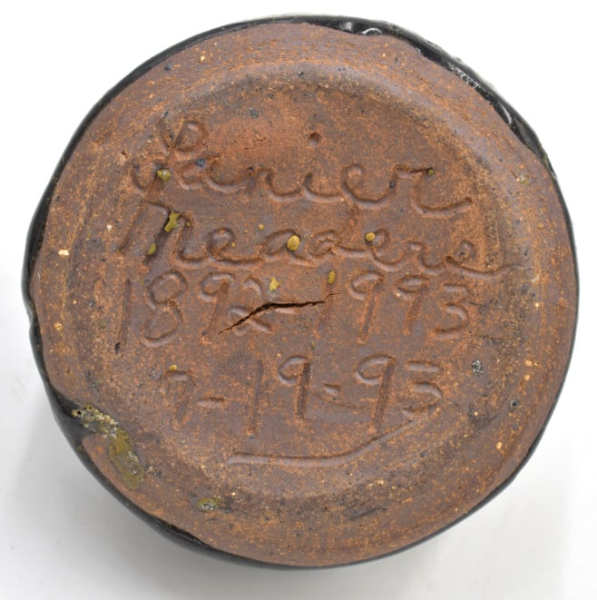 Lanier Meaders Pottery Candlestick - 4