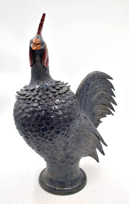 Charlie West Georgia Folk Art Roster Sculpture (1 of 6)