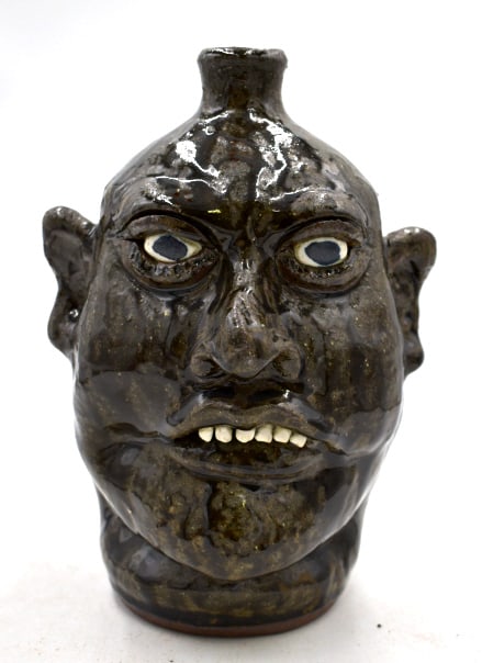 Lanier Meaders Folk Art Pottery Face Jug (1 of 5)