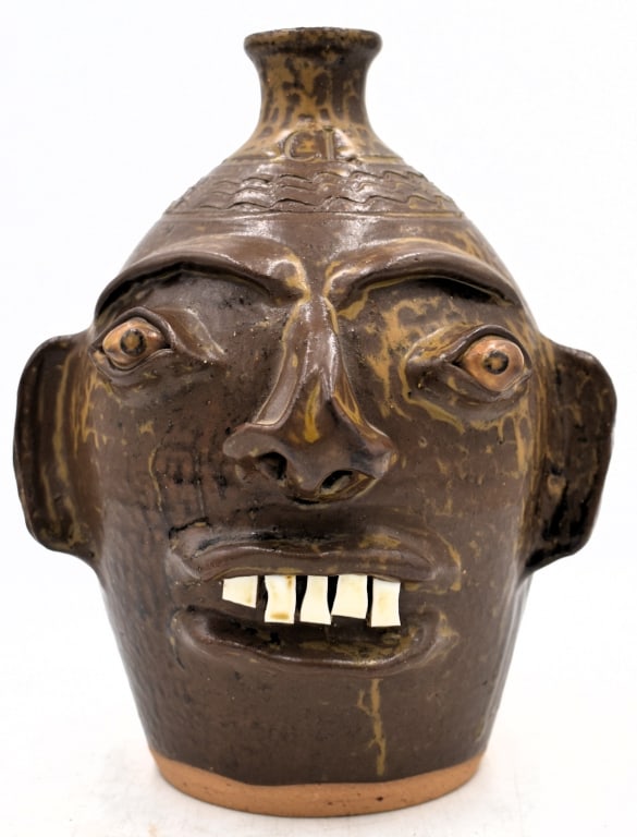 Charles Lisk Catawba Valley Style Face Jug (1 of 7)