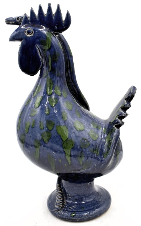 Edwin Meaders Rooster with Snake - 3