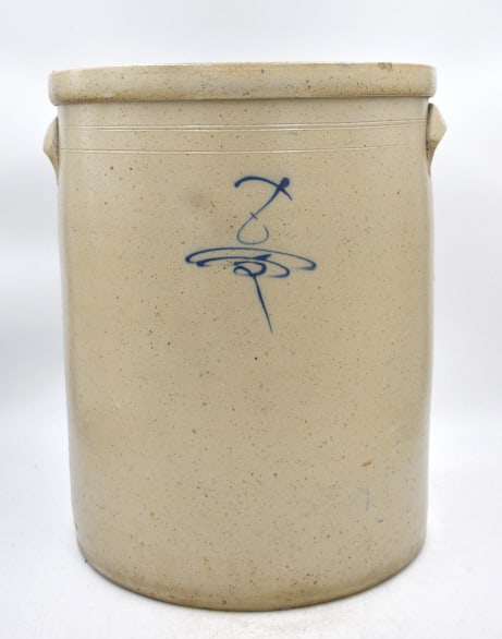 8-Gallon Salt Glazed Bee Sting Kitchen Jar (1 of 5)