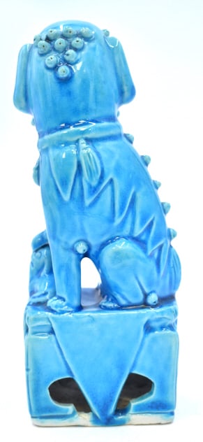 Chinese Blue Glazed Foo Dog - 3