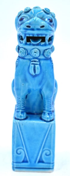 Chinese Blue Glazed Foo Dog (1 of 5)