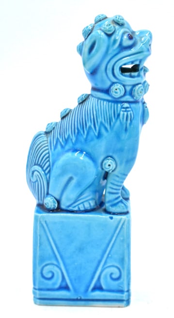 Chinese Blue Glazed Foo Dog - 2
