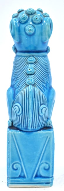 Chinese Blue Glazed Foo Dog - 3