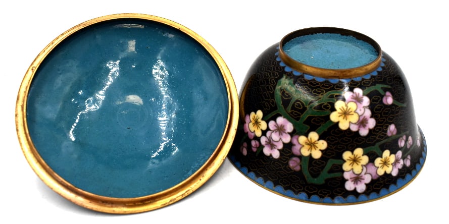 Clossine Enameled Lidded Bowl - 3