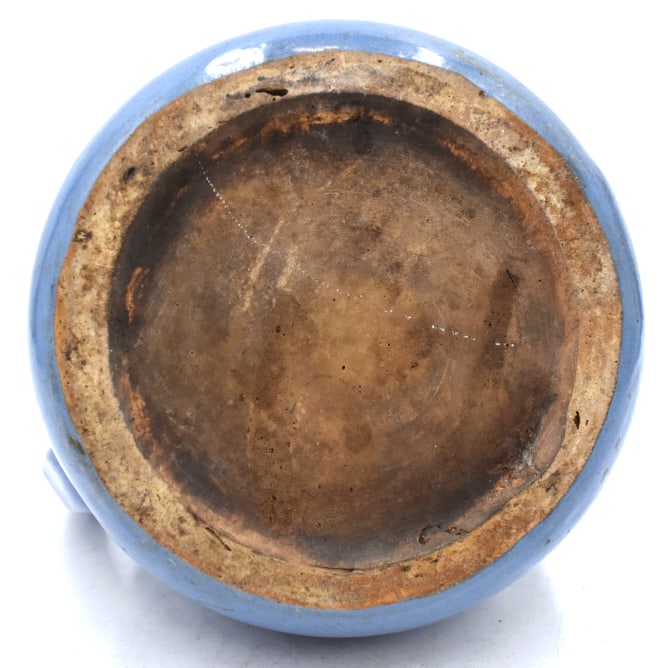 Blue Stoneware Pitcher - 5