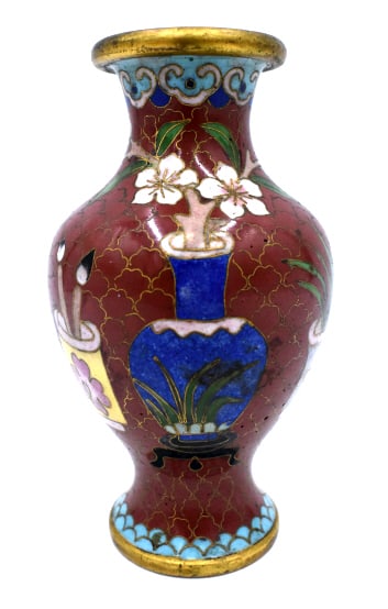 Clossine Bud Vase: 4.25 inches by 2.5 inches, unmarked and undamaged, see photos