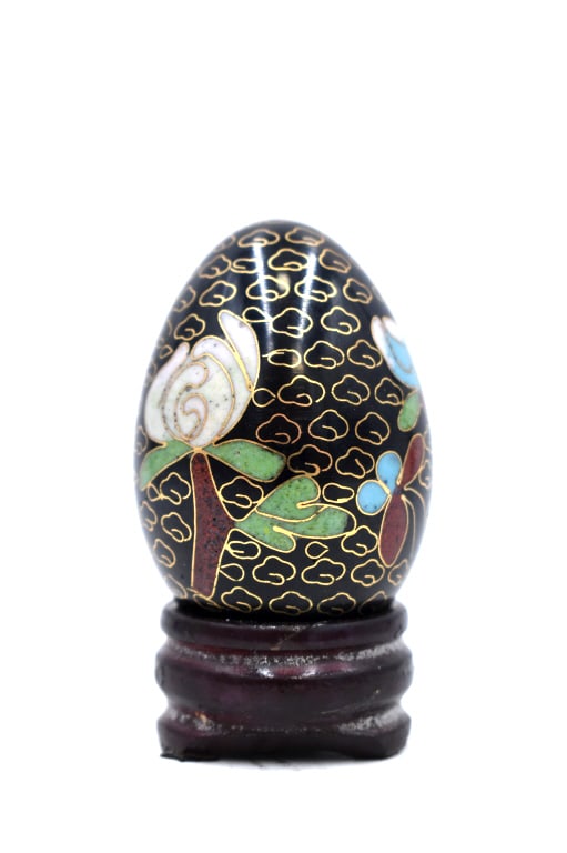 Cloisonné Egg w/ Stand - 2