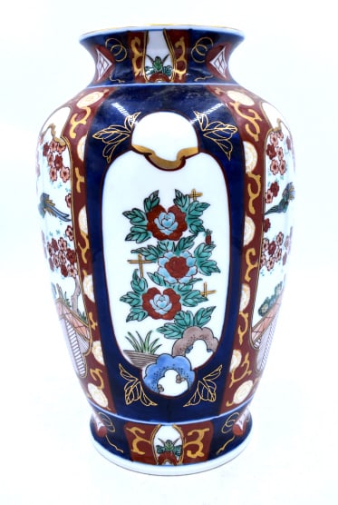 Hand Painted Imari Vase - 2