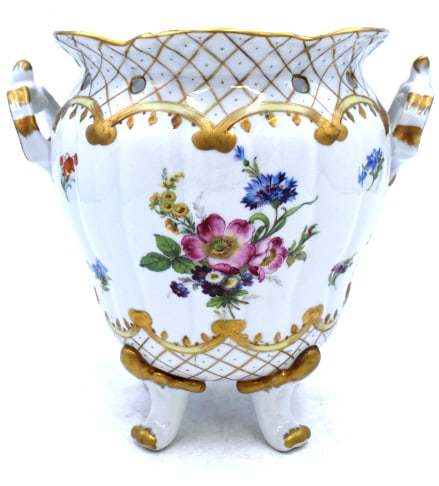 Hand Painted Heirloom Double Handled Pot - 2
