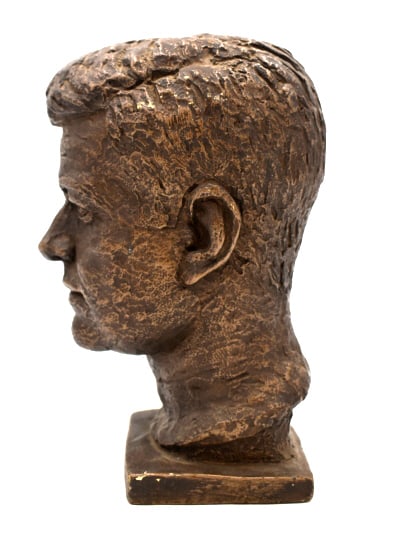 JFK Bust Plaster - 3