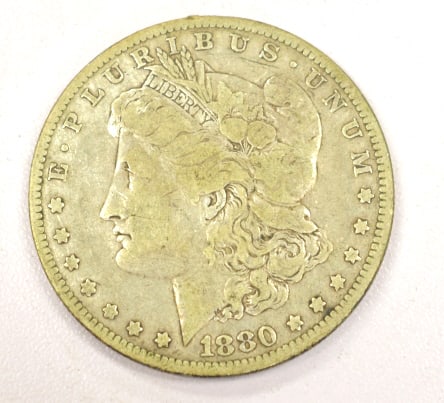 1880 American Morgan Silver Dollar (1 of 2)