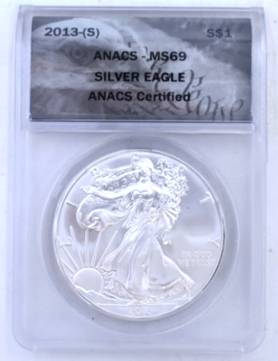 2013-(S) American Silver Eagle Coin (1 of 2)