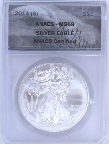 2014-(S) American Silver Eagle Coin MS69 (1 of 2)